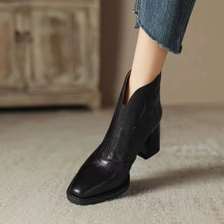 Morgane™| Bottines en cuir Everly