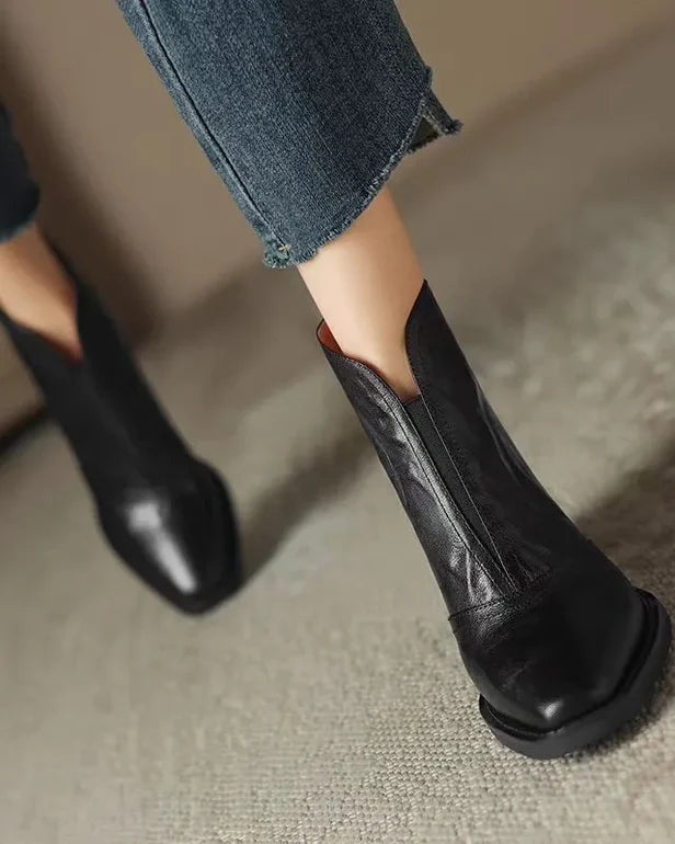 Morgane™| Bottines en cuir Everly