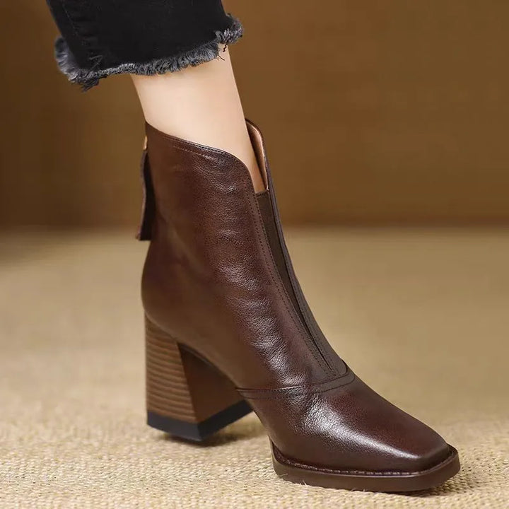 Morgane™| Bottines en cuir Everly