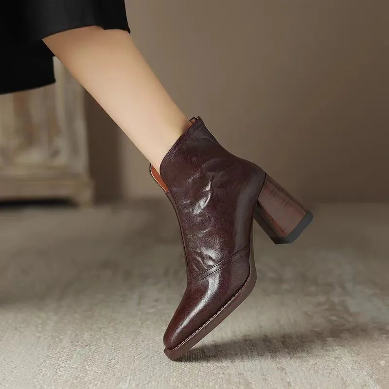 Morgane™| Bottines en cuir Everly
