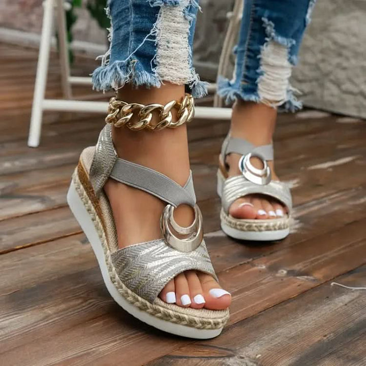 Morgane™ |  Sandales à plateau Comfortabele