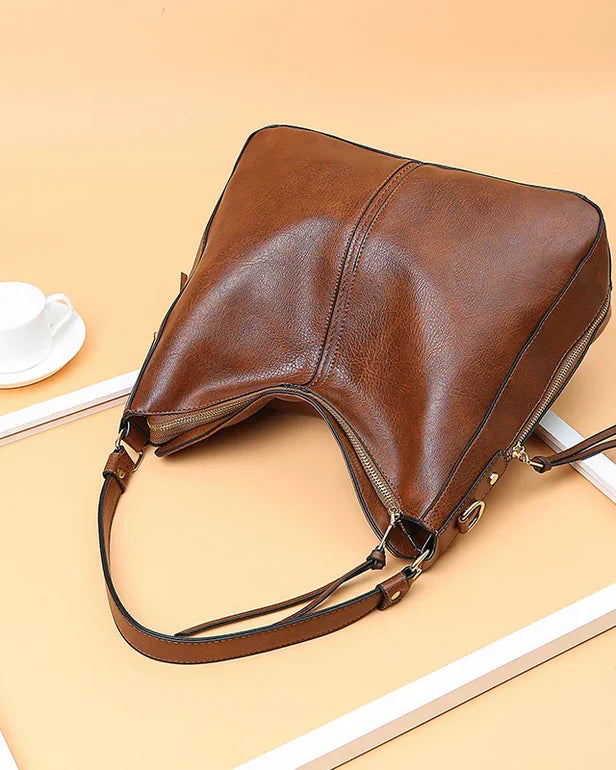 Morgane™| Giselle Leather Shoulder Bag
